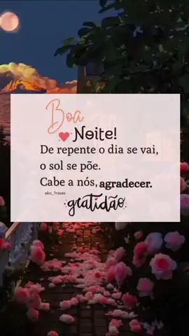 Boa noite com gratidão ♥️🙏 . . #gratidao #mensagem #boanoite #Deus #fyp #frase #foryou #amem 
