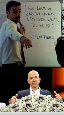 “Só lava cebelo quem não sabe lavar dinheiro” — Jeff Bezos #jeffbezos #emprendedor #dinheiro 