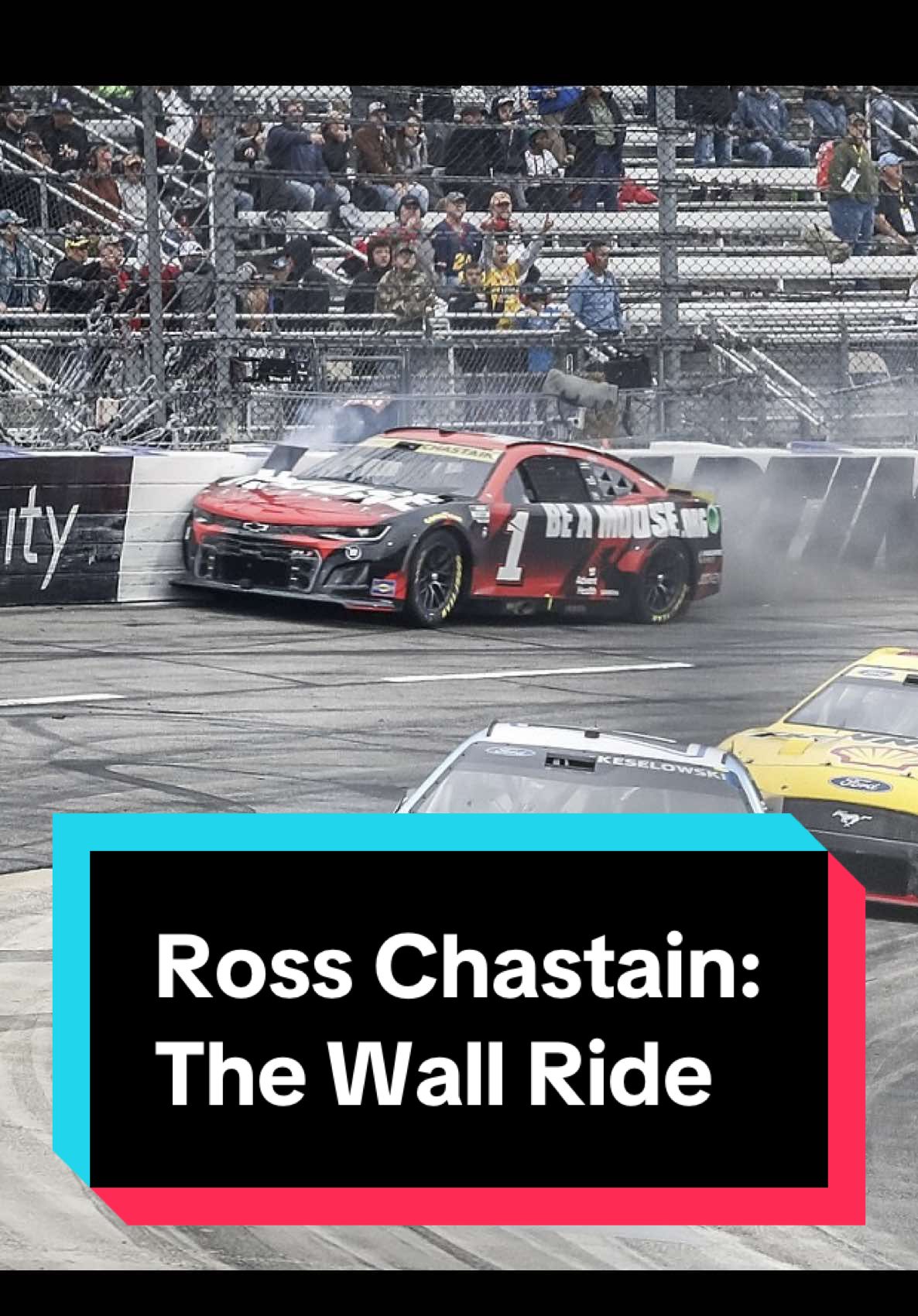 Ross Chastain needed a miracle to make the Championship 4… So he floored it — rode the wall like a video game — and pulled off one of the wildest moves in NASCAR history. From 10th to 5th. One corner. Full send. 🎥 YouTube: NASCAR Follow @TurnFourRacing for more unreal NASCAR moments 👇 #RossChastain #NASCAR #NASCARPlayoffs #TheMove #hailmelon #Martinsville #NASCARHistory #WallRide #StockCarRacing #TurnFourRacing #NASCARMoments #motorsportmadness #RacingReels #ViralRacing #ChastainMove