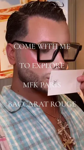 Come with me to explore @MFK Paris new @Harrods Boutique and the ICONIC ‘Baccarat Rouge’ 💎 I cannot fathom this, it feels beyond me, thank you guys for continuing to support my fragrance journey ❤️ #baccaratrouge540 #mfkparis #harrods #fragrancetiktok 