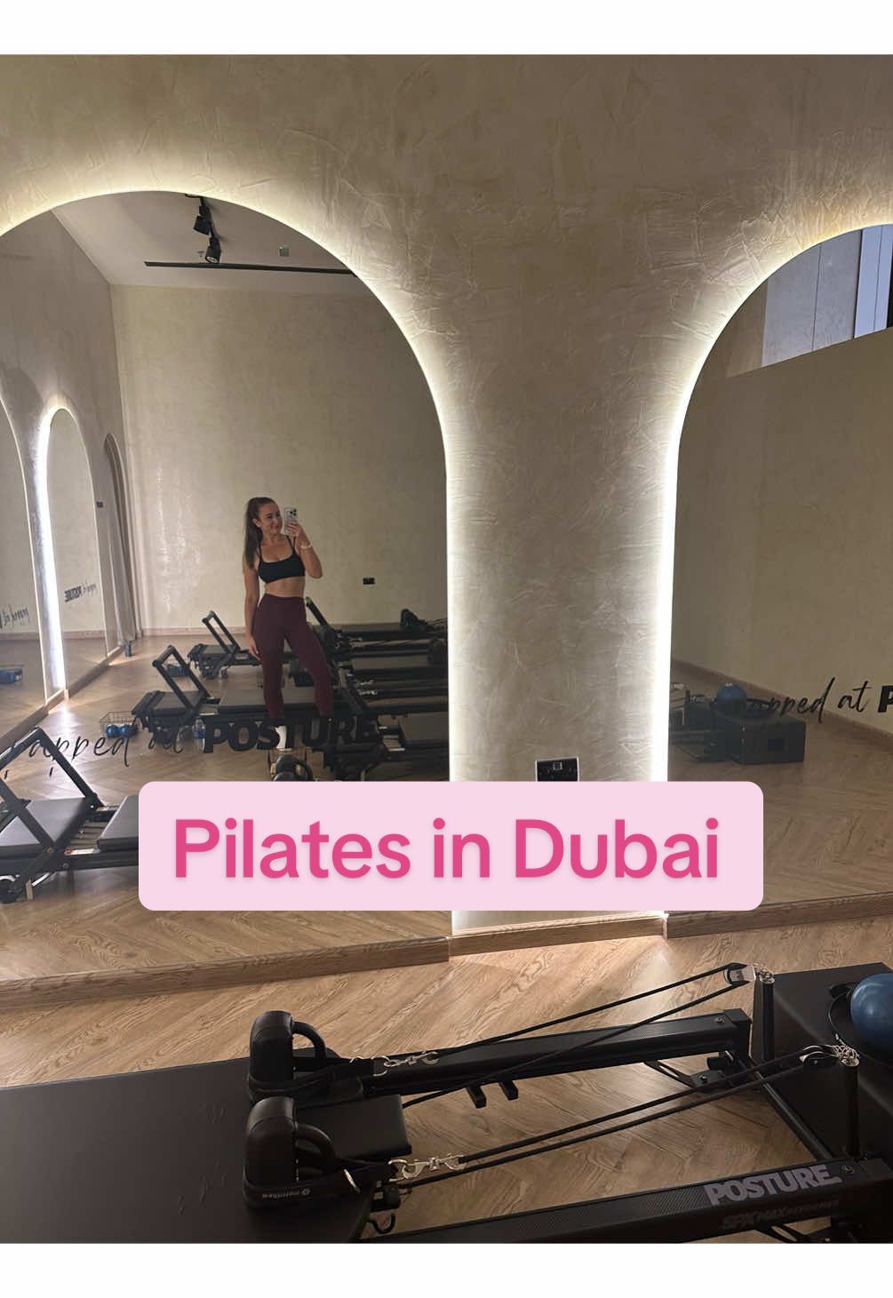 Can confirm the Pilates session was amazing 💗  #work #pilates #worktravel #businessowner #business #hr #corporategirlies #dubai 