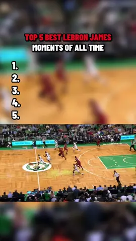 Top 5 Best LeBron James Moments Of All Time #lebron #lebronjames #NBA #basketball 