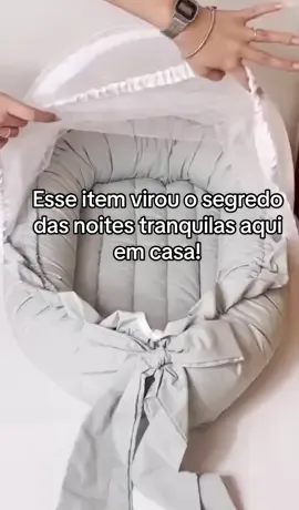 No começo achei que era só mais um item de enxoval bonito… Mas quando vi meu bebê dormindo tranquilo ali dentro, percebi que tinha feito uma das melhores compras da Shopee. #ninhoredutor #enxovaldebebe #maternidade #sonodobebe #mosquiteiro #bercoportatil #dicadema #maedeprimeiraviagem 