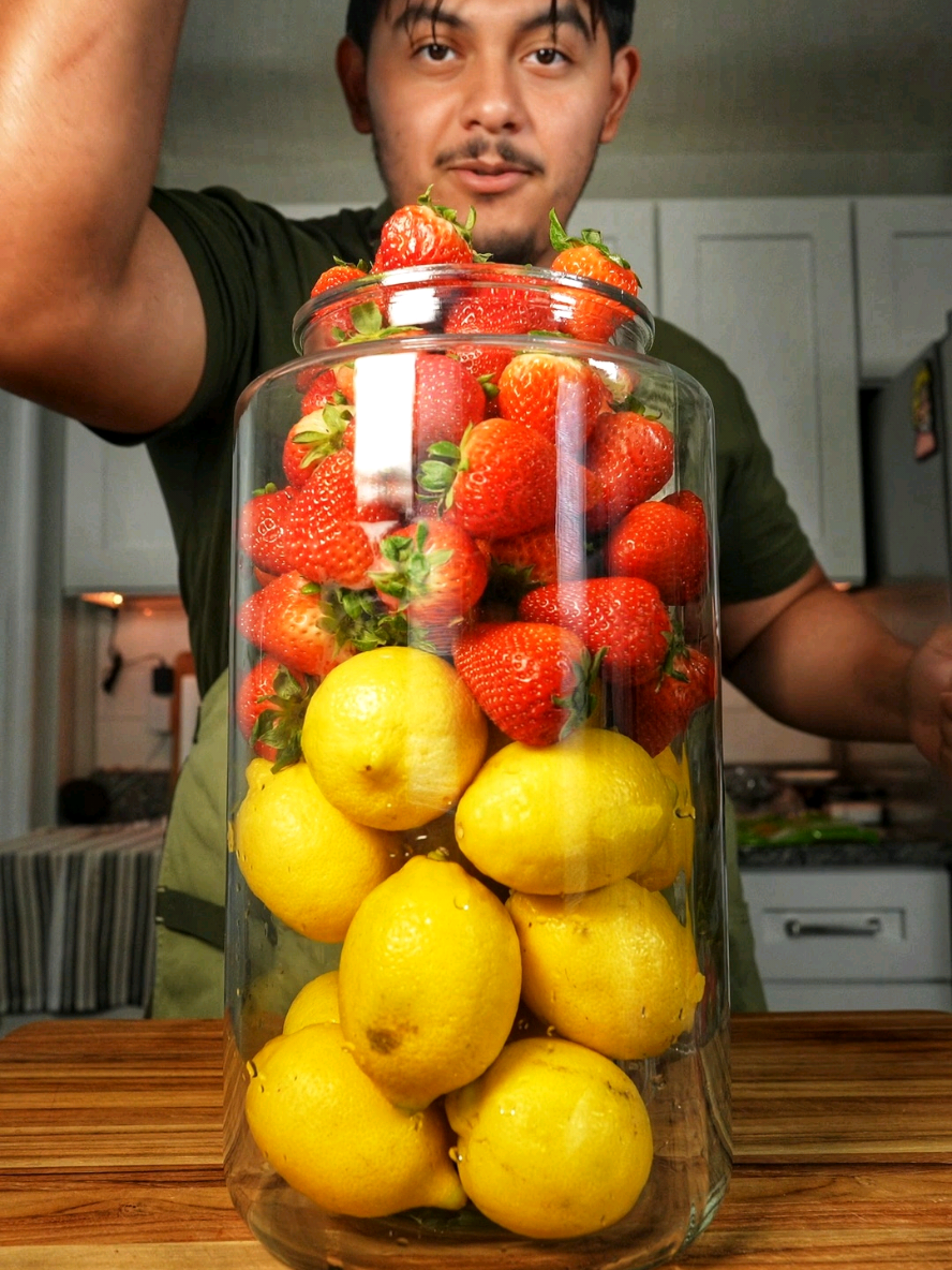 Pink lemonade because the sun is disrespectful this summer. enjoy it with the family and if they dont like lemonade, never speak to them again. (until they drink some)  #drink #lemonade  Here is the recipe my bois 1 part lemon juice 3-4parts water 1C strawberries blended for the simple syrup- 1C water 1C Sugar  1Tbsp lemon zest