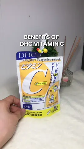 Benefits of DHC vitamin C🍋💊 #japansupplement #dhc #dhcvitaminc #vitaminc #glowingskin #radiantskin #healthcare #beautycare #seo #creatorsearchinsights 