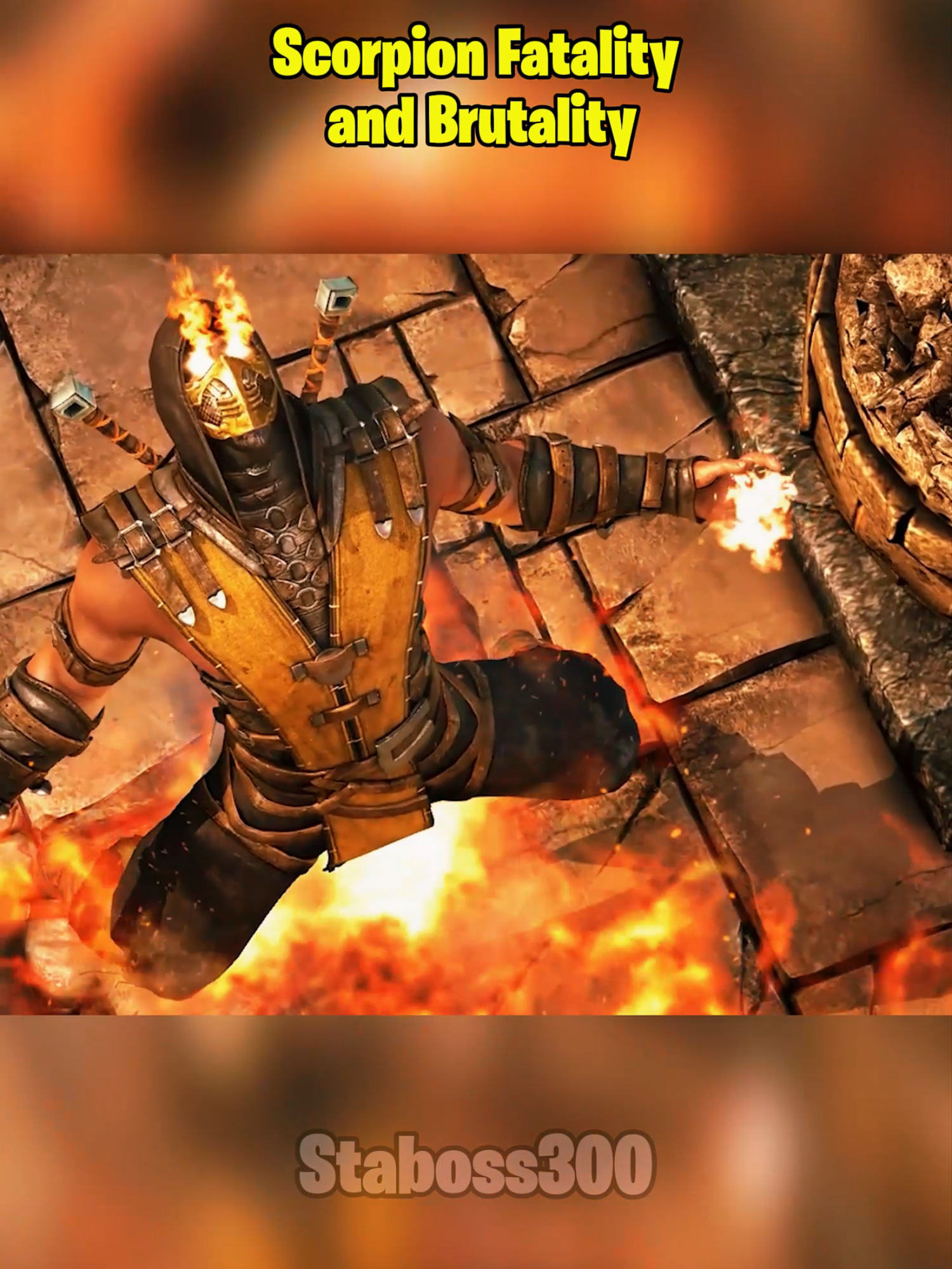 Scorpion Fatality and Brutality Mortal Kombat X #mortalkombat #MKX #fatality #mkxl #mortalkombatx #brutality #SCORPION