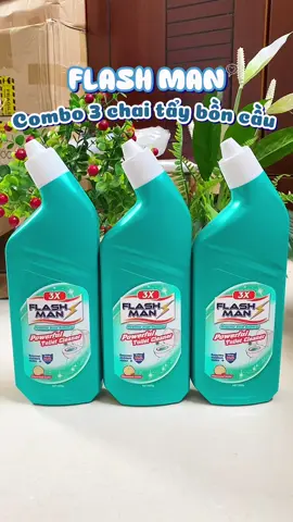 Combo 3 chai tẩy bồn cầu Flash Man chỉ 84k miễn ship #taphoacomon #tayboncau #tayboncauflasman #tayboncauflashman #flashman 