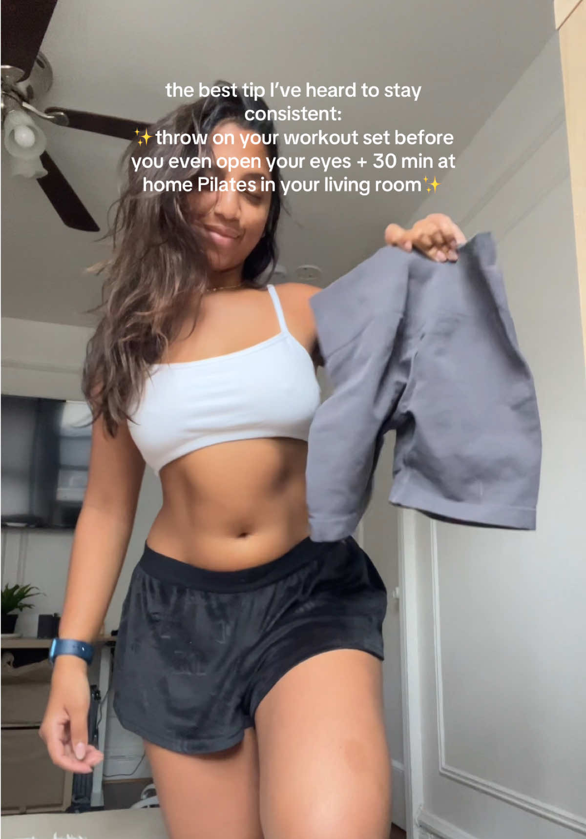 Trust me on this girls ✨💖💕 #howtostayconsistent #howtostaymotivatedtoworkout #howtostaymotivated #consistencyiskey #wellnessjourney #wellnesstips #weightloss #athomepilates #athomepilatesworkouts #pilatesprincess #pilateslovers 