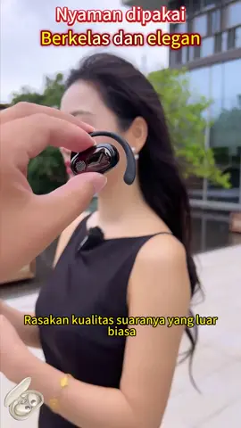 Headset Bluetooth OWS terbuka surround yang imersif, benar-benar terbuka dan ringan saat dipakai, desain kait telinga dengan efek suara 3D panorama🤩😍 aman dan stabil, tahan air dan tahan keringat, penting untuk olahraga, pengurangan kebisingan 50dB, memungkinkan Anda tenggelam bahkan di dalam kereta. 😘-634964