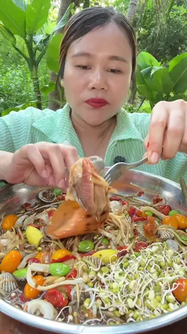 ตำทะเล #กินแซ่บแบบนุช #tiktokพากิน 