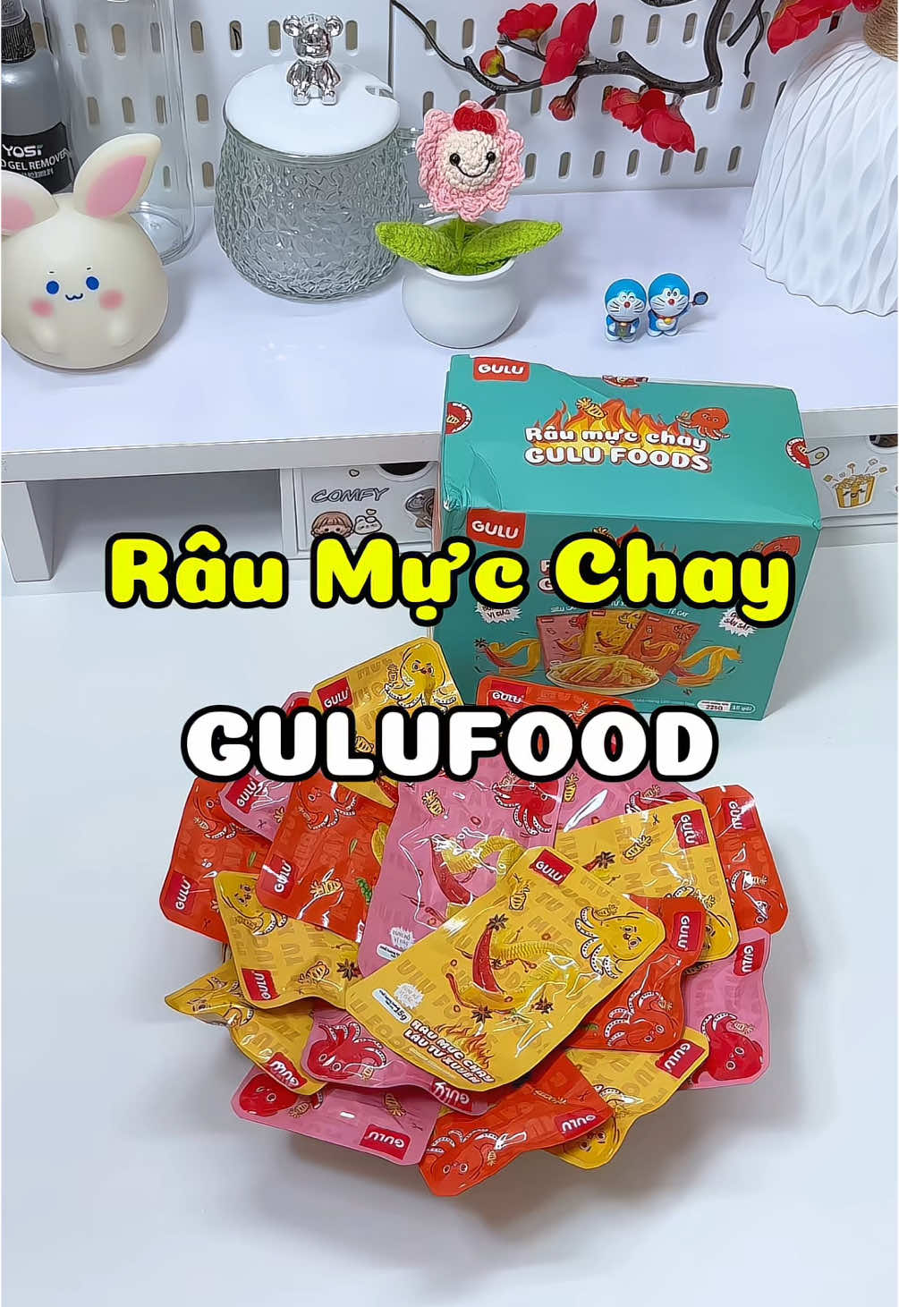 Râu mực tẩm vị Gulufoods cuốn lắm luôn nè #minhlaanh0410 #xuhuong #review #foodreview #raumuctamvi #raumuctamvigulu #gulufoods #raumucchay 