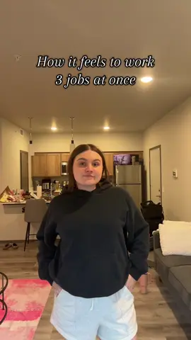 Yall can I quit one of these jobs already 😭 #workaholic #threejobs #work #workaholictiktok 