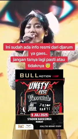 Info resmi dari djarum sudah keluar ya gaes.. jangan sampai ketinggalan.. kapan lagi nonton vierratale di kota rengat 🔥🔥