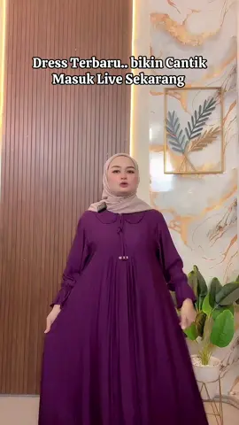 Aihh Dress Burgundy nya cantikkkk... Masuk Live CO kakak💕💕  #gamiskekinian #gamisadeum #gamiskekinian #gamispololinen #gamisviral #dresscantik #dresscantik #gamisburgundy #tiktoklive #livehighlights 
