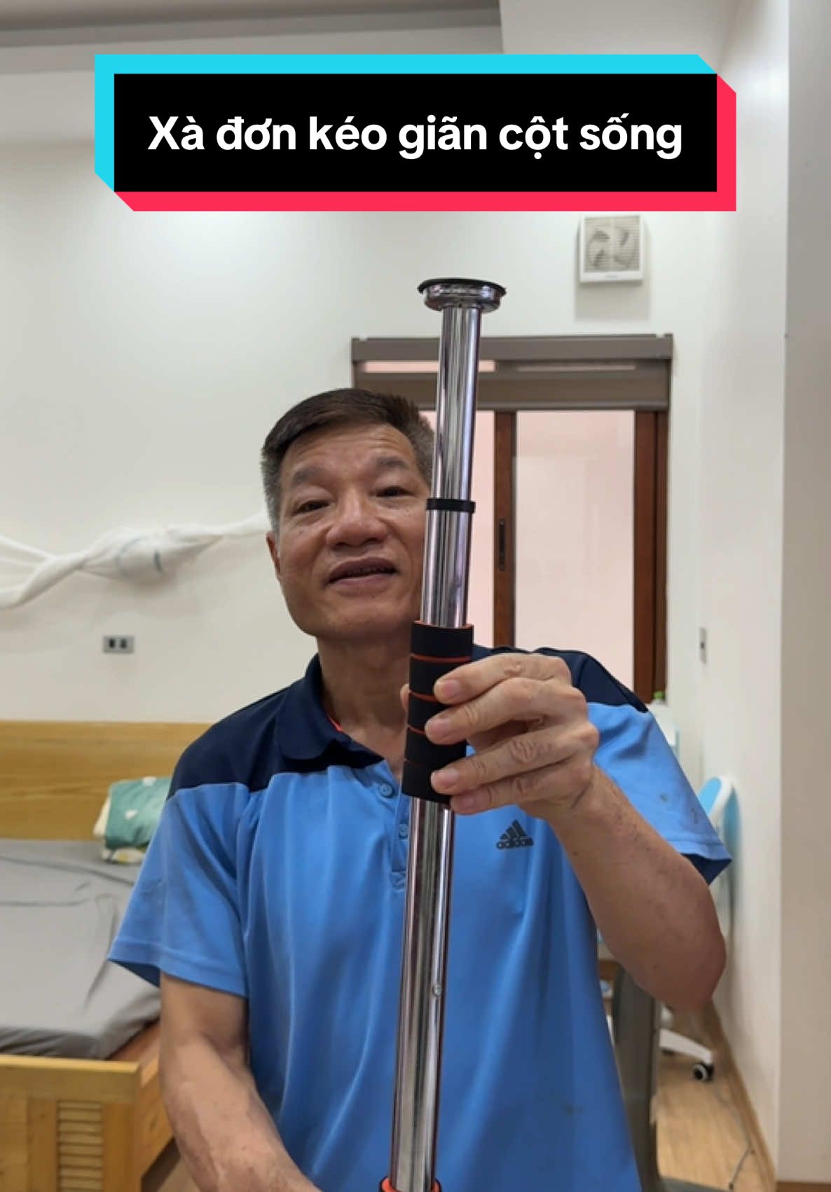 Thanh xà đơn gắn tường đa năng inox tay cầm đệm mút chống đau tay chịu tải 150 kg #thanhxadon #thãnhakeogiancotsong #xuhuong #thinhhanh 