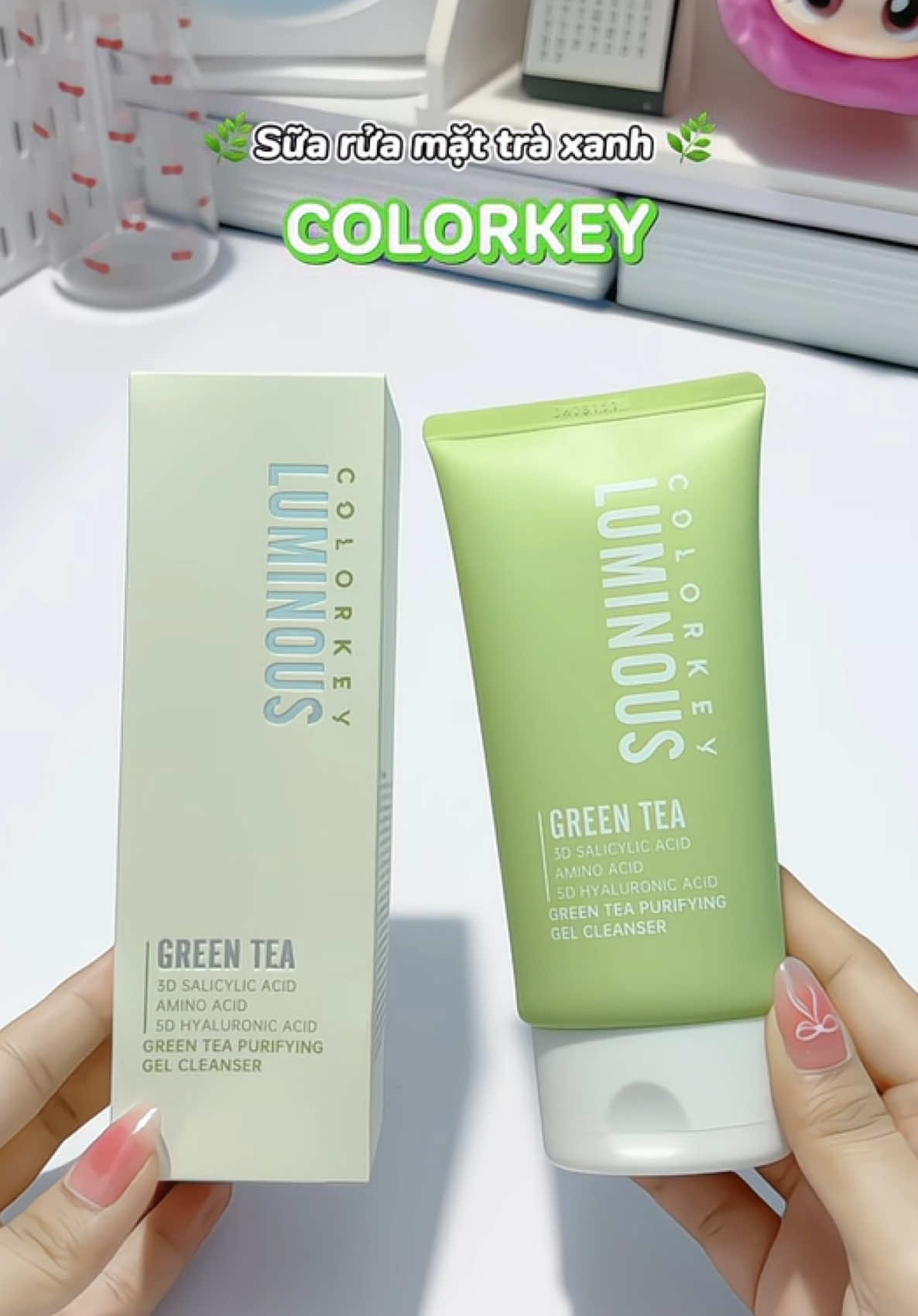 Sữa rửa mặt dịu nhẹ kh khô da chân ái cho da nhạy cảm 🌿 #lin203  #ColorkeyLuminous #srmColorkey #suaruamat #suaruamatcolorkey #skincare #chamsocda #xuhuong #trending #foryou #fyp #viral #srmtraxanh 
