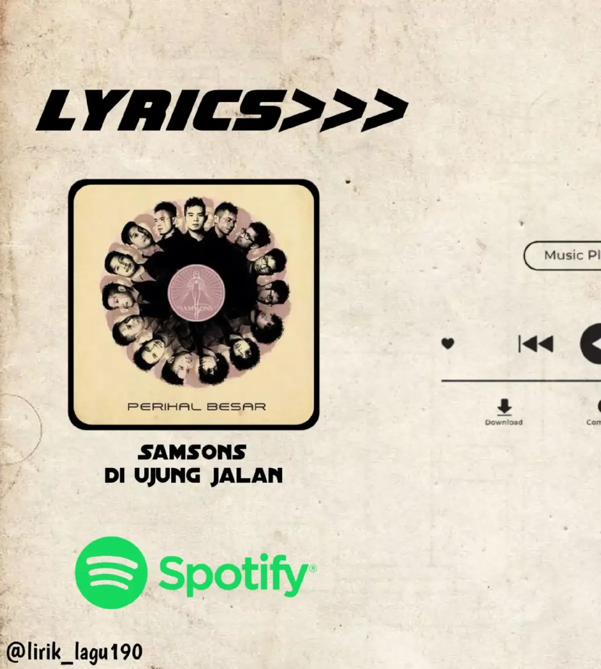 #fyp #samsonsband #diujungjalan #lyrics #lirik #4u #spotify #viral #xybca #musicroom 