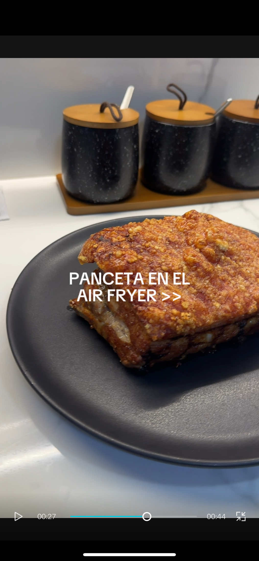 Panceta en el air fryer >>> fue dms fácil hacerlo y salió ufff #recetasfaciles #panceta #pancetaenelairfryer 