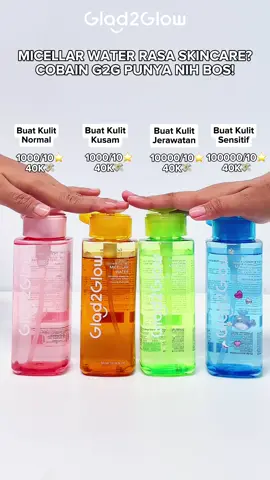 ✨ Ga males lagi bersihin makeup semenjak ada Cherry Blossom Micellar Water ☺️🌸 Packagingnya praktis jadi higienis deh! Yuk checkout di TikTok Live sekarang! #g2g #cherryblossommicellarwater #kulitkusam #membersihkanmakeup #betaine 