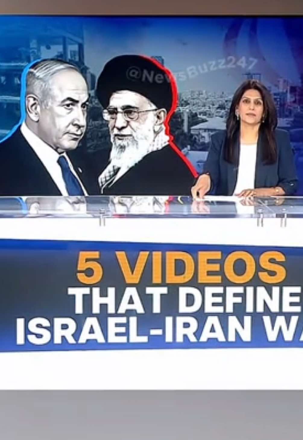 🧨 This isn’t just a war of missiles — it’s a war being livestreamed. 📱 From the ground to the skies, real-time footage is defining how the world views the Israel–Iran conflict. Here are 5 viral videos that show the surreal and terrifying new face of modern warfare. ⸻ 🔵 1. Iron Dome Ignites Over Tel Aviv Missiles intercepting missiles — captured by terrified residents in central Israel. The night sky turns into a battleground as the Iron Dome lights up to defend Tel Aviv from Iranian barrages. ⸻ 🔴 2. Oil Depot Explosion – Tehran Flames shoot into the sky after a direct Israeli strike hits an oil facility near Tehran. Locals recorded the blast from miles away — a moment that’s since gone viral across platforms. ⸻ 🟢 3. In-Flight Terror A passenger captured the moment their plane passed near missile trails — mid-air, mid-conflict. Fear, disbelief, and awe played out silently behind cabin windows. ⸻ 🟡 4. Rooftop Party in Beirut While missiles flew overhead, a rooftop DJ set in Lebanon played on. The contrast? Chilling. War in the skies, life on the ground — side by side. ⸻ 🟣 5. Drone Shot Down on Live TV Iranian media caught their air defenses intercepting what they claimed was an Israeli drone over Esfahan — during a broadcast. One explosion, millions of views. ⸻ 🌍 Bottom line: These clips aren’t just viral — they’re historical. This is a war broadcast in real time. Through phones, drones, and livestreams, the Israel–Iran conflict is now playing out for the entire world to see. #NewsBuzz247 #fyf #fy #IsraelIranConflict #ViralWarClips   #BreakingNews #WarOnCamera #IronDome   #TelAviv #Tehran   #WaronScreens  #LiveWarFootage   #MiddleEastConflict #IranVsIsrael #GlobalTensions   #RooftopParty #Beirut #WarExplained #ConflictZone    #WorldNews #VisualWarfare   #DJAmidWar #RealTimeWar #WaronSocialMedia   #CrisisCoverage #NewsExplainer #WatchClosely