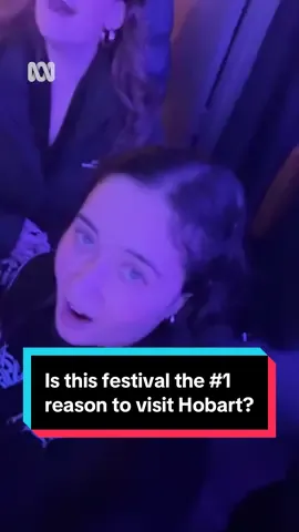 Is this Hobart’s number one reason to visit? 🎤@Lena #darkmofo #hobart #tasmania #artfestival  