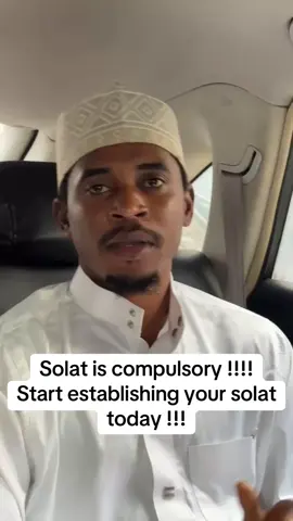 Your solat is compulsory!!!