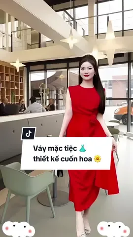 Váy mặc tiệc thiết kế cuốn bông#ngocmayshop88 #váy #váyxinh #outfits #phoidoxinh #thoitrangnu #viralvideo #tiktokviral 