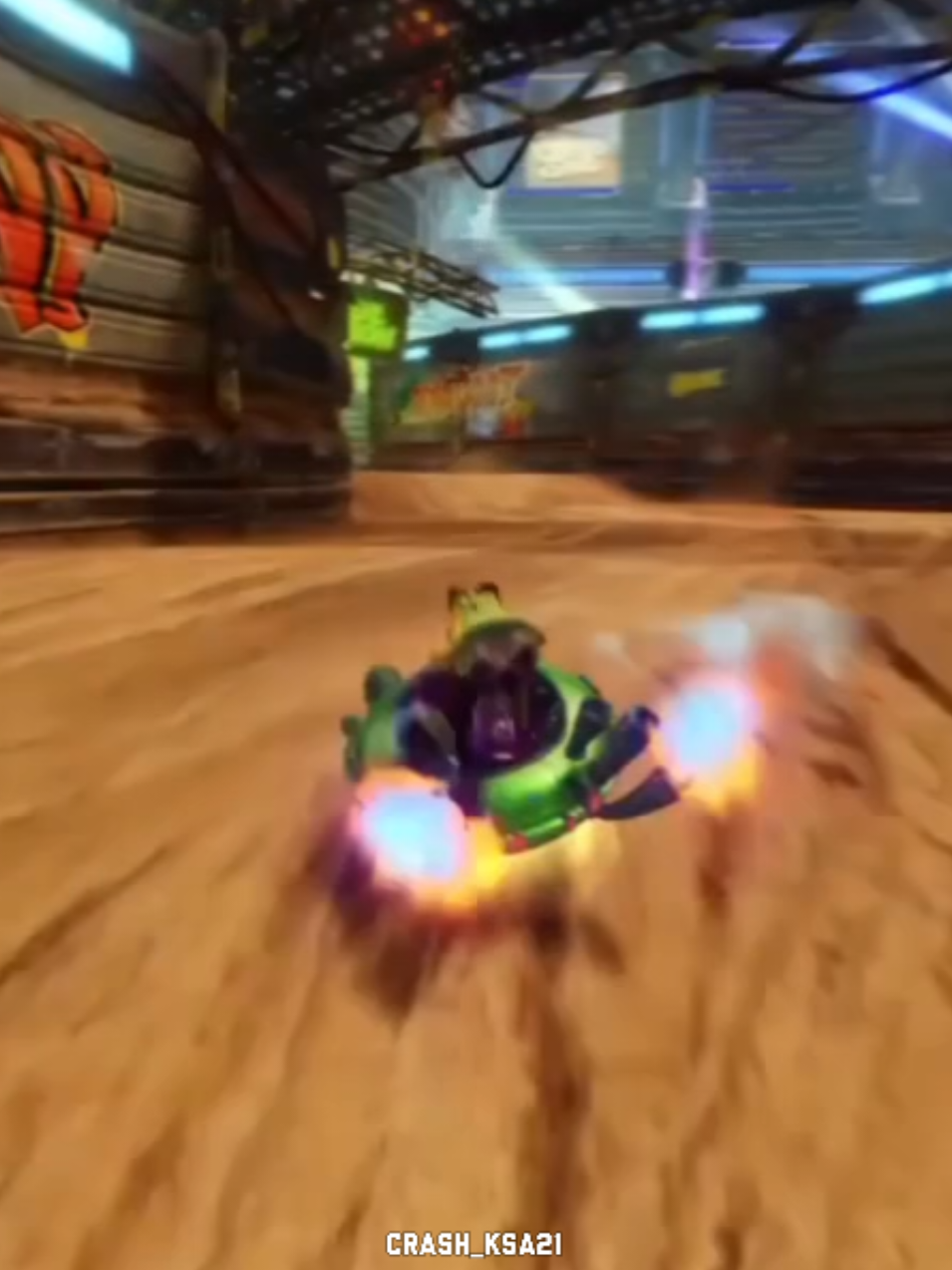 من الشخصيات المفضلة في كراش سيارات - Nitros Oxide #كراش #كراش_بانديكوت #كراش_سيارات #CrashBandicoot #سوني2_افضل_ايام😔 