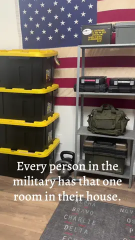 This is how we keep our gear organized as dual-military.  #armylife #dualmilitary #74D #15T #armynationalguard #army #nationalguard