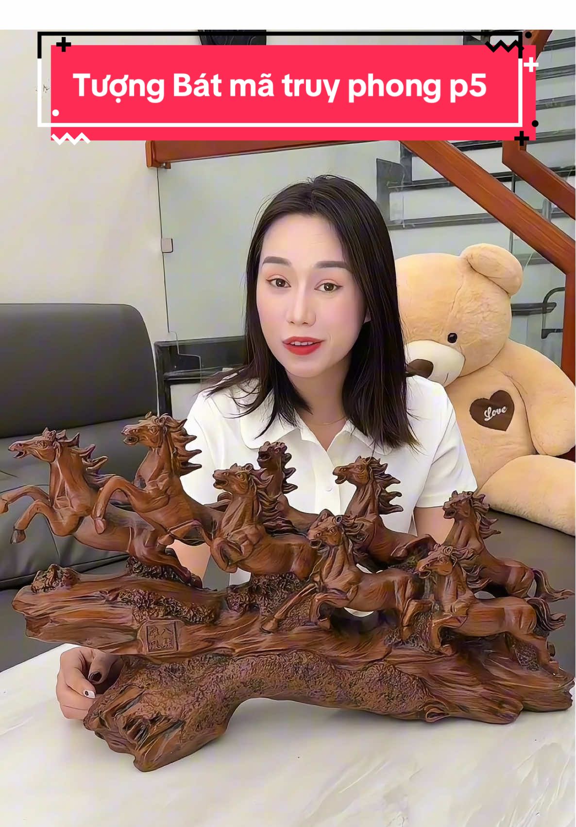 Tượng bát mã truy phong đẹp sang ý nghĩa dùng làm decor hoặc quà tặng rất ý nghĩa ạ #xuhuong #hangmen96 #tuongbatmatruyphong #tuongdecor 