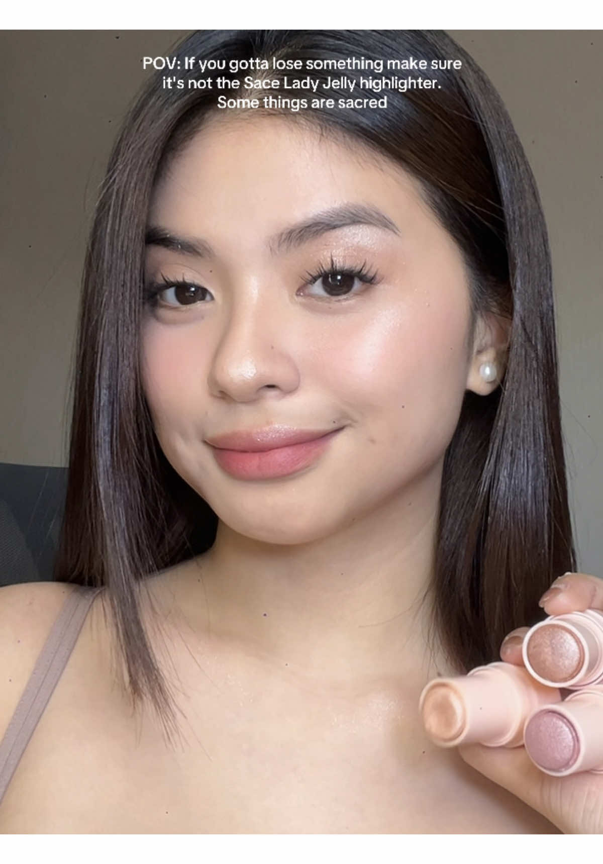 everyone’s been asking… and here it is ✨👀 #highlightertutorial #highlighterhackmakeuprtutorial #jellyhighlighter #saceladyhighlighter #glowinghighlighter #findsacey 