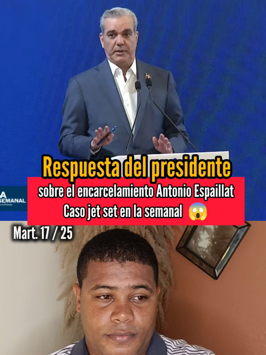 La respuesta mas corta del mundo la dió Luis Abinadel sobre este tema 🙆 #noticias #republicadominicana #antonioespaillar #jetset #videoviral #luisabinadel #lasemanal #enparati #noticiasen1minuto #noticiastiktok 