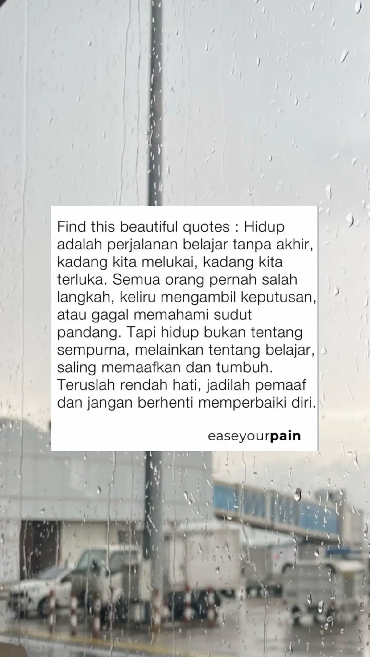 #quotesoftheday #lifegoeson #dewasaitutakmudah😔 #berproses #beyourself #strong #foryou #bekindtoyourself #katakatabijak #selflove #motivation #quotestory #dewasaitupilihan 