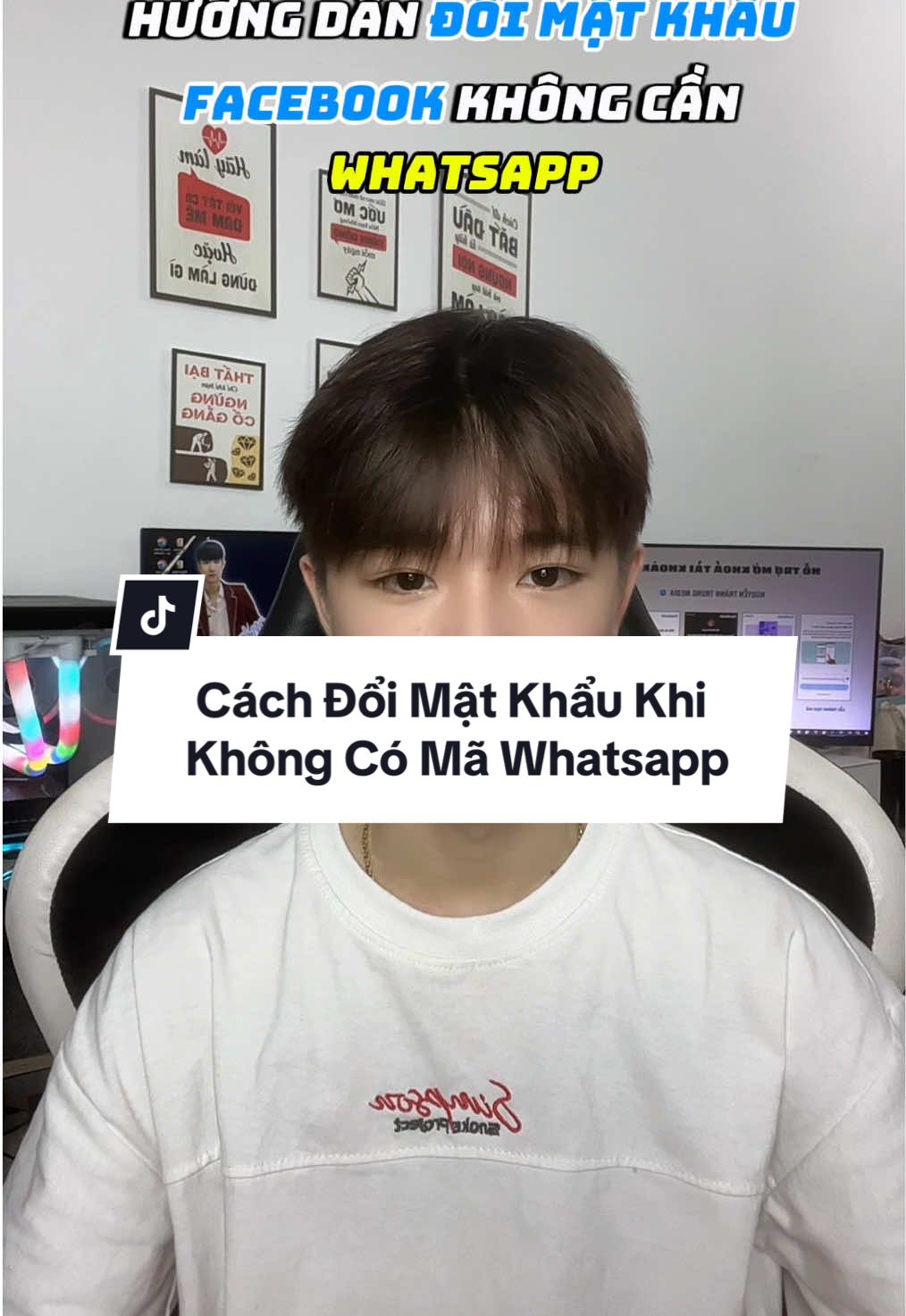 Hướng Dẫn Đổi Mật Khẩu FACEBOOK Khi Không Có Mã Whatsapp !!! #videoviral #trend 