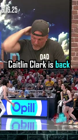 Caitlin Clark is BACK 👏 @Indiana Fever @Caitlin Clark @WNBA #caitlinclark #indiana #indianapolis #indianafever #fever #feverbasketball #WNBA #womensbasketball #basketball #bball #hoops #sports #sportstok #patmcafee #patmcafeeshow #thepatmcafeeshow #thepatmcafeeshowclips #mcafee #pmslive 