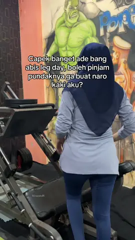 Abis leg day pikiran kemana” aja nih 🤭😅 #gymhumor #gymaddict #fypシ゚ #gym #GymTok #fyp 