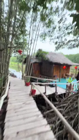 Bên trong ngôi nhà lá máy lạnh 🌳#đấtmuicamau❤️ #homestay #mũicamau #camauquetoi 