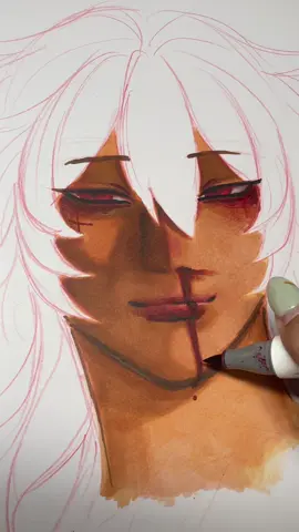 He looks more beat up than I thought 😬😬 #oc #ocs #art #review #ohuhumarkers 