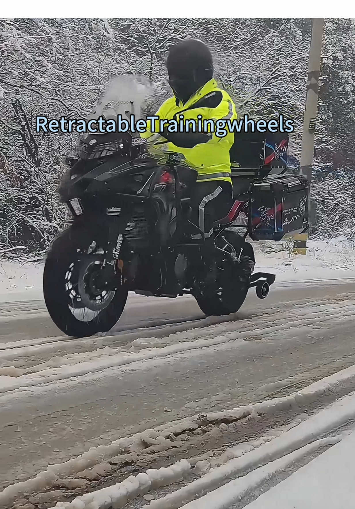 #trainingwheels #motorcycle #摩托车辅助轮 