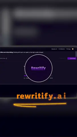 حوّل أي نص مكتوب بـ ChatGPT لنص طبيعي! #RewritifyAI #GPTZERO #studenthacks #aitools #chatgpt #AIWritingTool #AIContentCreation #MakeWritingHumanLike #ContentOptimization