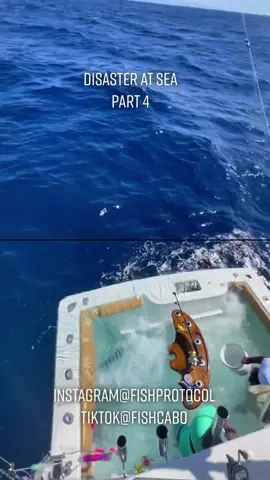 Im gonna Ride her down! #fishprotocol #fishcabo #sinkingboat #liferaft #cabo #surrender #protocolsportfishing #winslowliferaft
