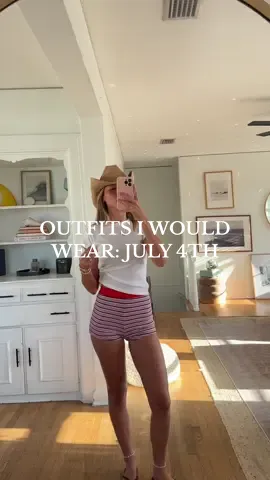 OUTFITS I WOULD WEAR: JULY 4th ❤️ #july4thoutfit #july4thoutfitinspo 
