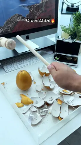 OMG.. your golden egg is sooo hard!!🤣