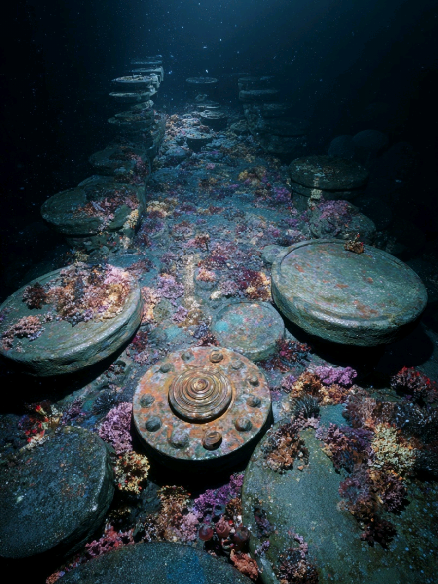 Live Footage of the site at the 10,000 year old ocean playground found in the pacific.  #oceanplayground #news #livenow #breakingnews #fyp #ocean #mystery #explore  #tataria ai generated #satire #trending #realscarytok #scarytok #tartary #tartaria 