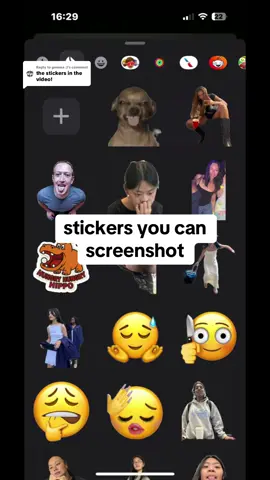 Replying to @gemma :) #stickershopping #imessagestickers #gemmaholland 