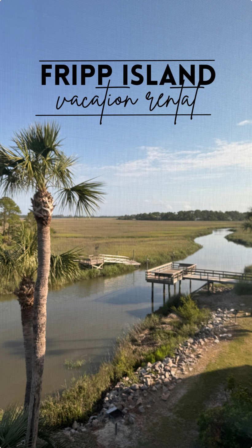 💾 Save for your trip to South Carolina  • This 2 bedroom, 2 bathroom condo complete with a full kitchen was the perfect home base for our family of 5 when we visited incredible Fripp Island, South Carolina!  • This condo packs a punch with incredible amenities while exploring the all-inclusive, private island resort community - one of my favorite spots on the island? The screened in porch with the incredible views of the marsh!! 😍  • Only 30 minutes from downtown Beaufort and next door to Hunting Island State park, Fripp Island is a designated wildlife sanctuary complete with 3 1/2 miles of uninterrupted beach. Amazing amenities around the island but still slow and relaxing with golf carts being the preferred mode of transportation 😎 • If you’re looking for a unique beach adventure off the coast of South Carolina, Fripp Island might be quite the hidden gem and heathers happy shack is the perfect starting point for your itinerary! DM for the link to book • Follow @our.big.backyard for fun facts, itineraries, and family adventure inspiration  • • • • • • #travelingfamilies #adventurefamily #placestostay #summeradventures #travelguide  #southcarolinalife #bestofsouthcarolina #southcarolinaliving #exploresouthcarolina #onlyinsouthcarolina #frippinit #familyadventures #frippisland #onlyinsc #exploreyourstate #southcarolinabeaches #bucketlisttravel #chasingviews #discoversc #coastalvibes #southcarolinacoast #weekendadventure #visitsc #travellist #familyfriendlytravel #travelexperiences #bucketlistcheck #vacationmodeon #travelwithkidsblog #onthisday 