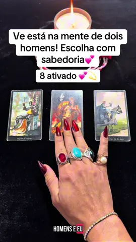Vc está na mente de dois homens! #cartomante #tarot #tarotreading #tarotreader #tarotok #paravoce @Cigana Padilha🌹🌺  @Cigana Padilha🌹🌺 