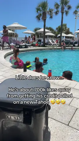 Baybeeeee…get that credit check ready! 🤣 #creditcheck #tahoe #fypシ #viralvideo 