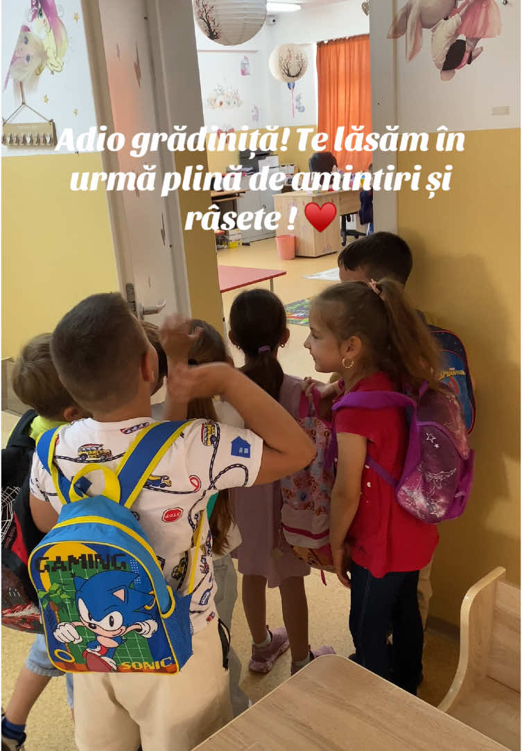 Adio grădiniță! Rămâi cu bine!♥️ #preschoolteacher #kindergarten #wemissyou #viralvideos #graduation2025🎓 #fyp 
