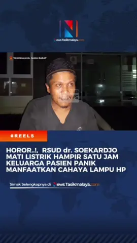 Suasana di RSUD dr. Soekardjo Kota Tasikmalaya mendadak heboh dan horor pada Selasa (17/6/2025) malam hingga Rabu (18/6/2025) dini hari. Pasalnya, rumah sakit rujukan terbesar di wilayah Priangan Timur itu mengalami padam listrik selama hampir satu jam, mulai pukul 23.20 WIB hingga 00.11 WIB. Berdasarkan pantauan di lokasi, seluruh ruangan rumah sakit sempat gelap gulita, termasuk ruang-ruang vital seperti Instalasi Gawat Darurat (IGD), ICU, hingga ruang perawatan bayi. Kepanikan melanda keluarga pasien yang berada di lokasi, terutama di ruang IGD yang sempat menolak kedatangan pasien baru karena kondisi darurat tersebut. “Kami tidak bisa berbuat apa-apa. Semua alat tidak menyala. Pasien yang baru datang pun terpaksa ditolak dulu,” ujar salah satu tenaga kesehatan yang enggan disebutkan namanya. Sementara itu, di bagian belakang RSUD, tepatnya di area masjid dan area parkir kendaraan, sejumlah mobil ambulans dan mobil jenazah diperbantukan untuk menerangi lokasi. Lampu mobil, disorotkan ke sejumlah titik.